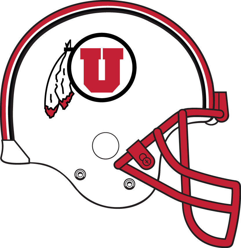 Utah Utes 2014-Pres Helmet Logo v3 iron on transfers for T-shirts
